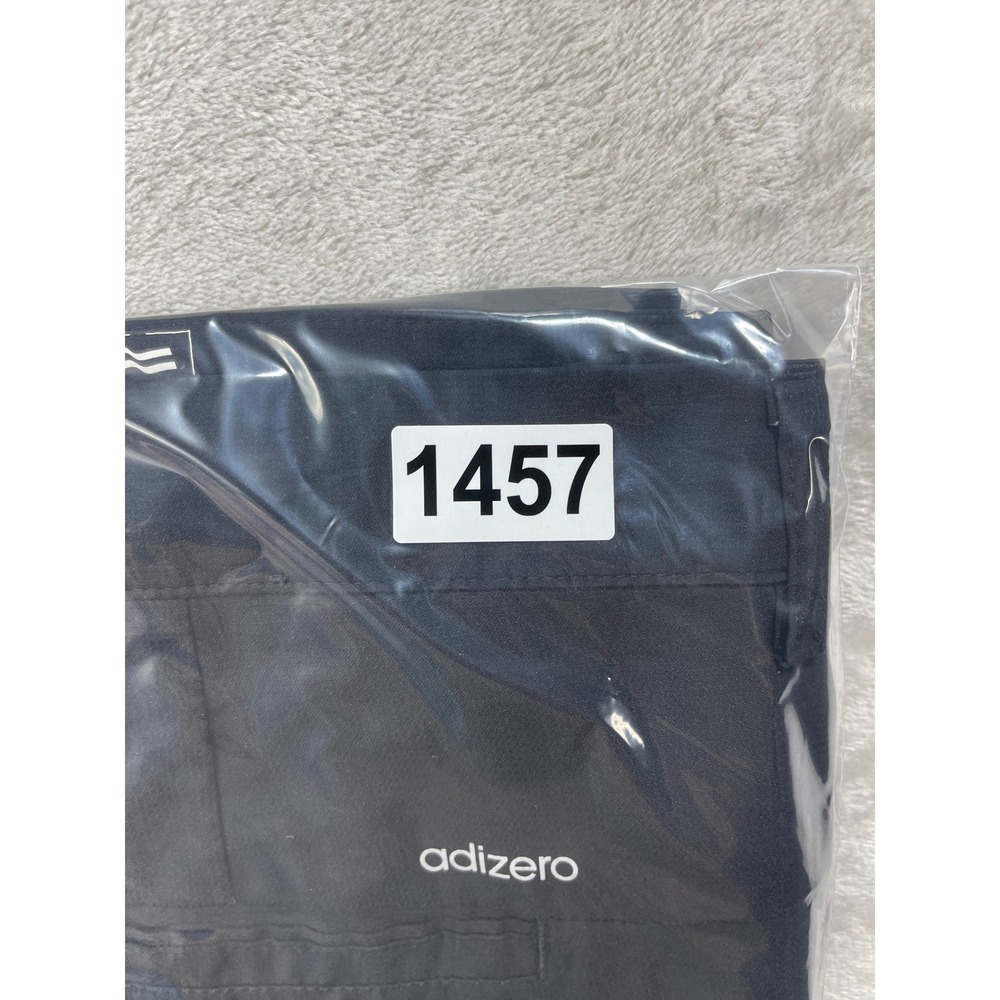 Adidas Golf Pants Men 40x32 Black Performance Flat Front Trousers - Picture 9 of 9